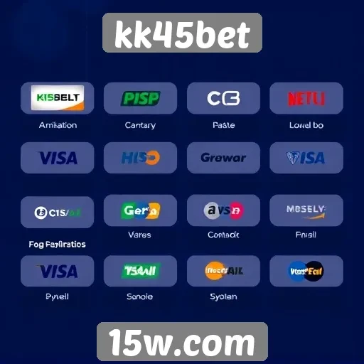 Métodos de pagamento disponíveis no kk45bet